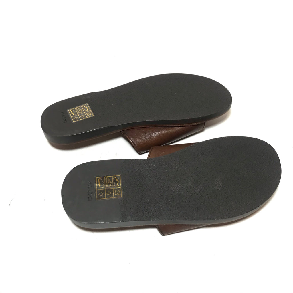 Aldo Tan Unisex Slides | Like New |