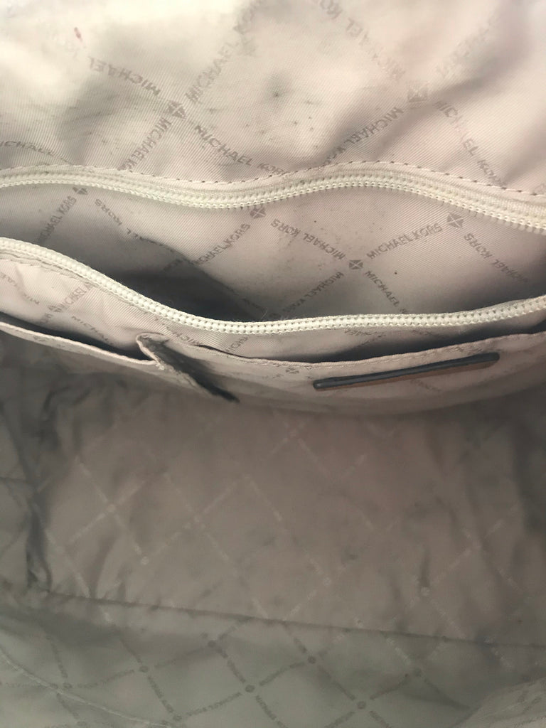 Michael Kors Vanilla Monogram Shoulder Bag | Pre Loved |