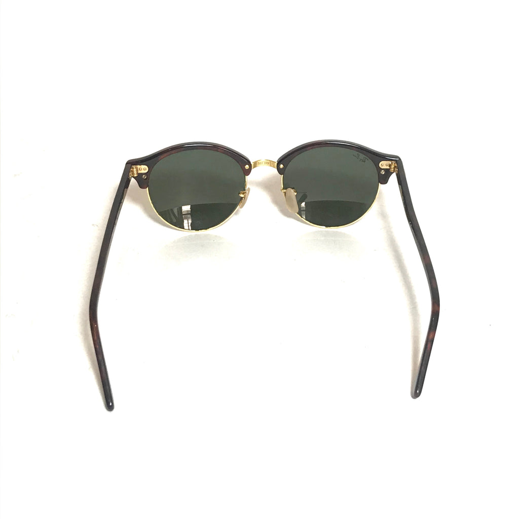 Ray-Ban Tortoise-Green RB4246 Unisex Round Sunglasses | Gently Used |