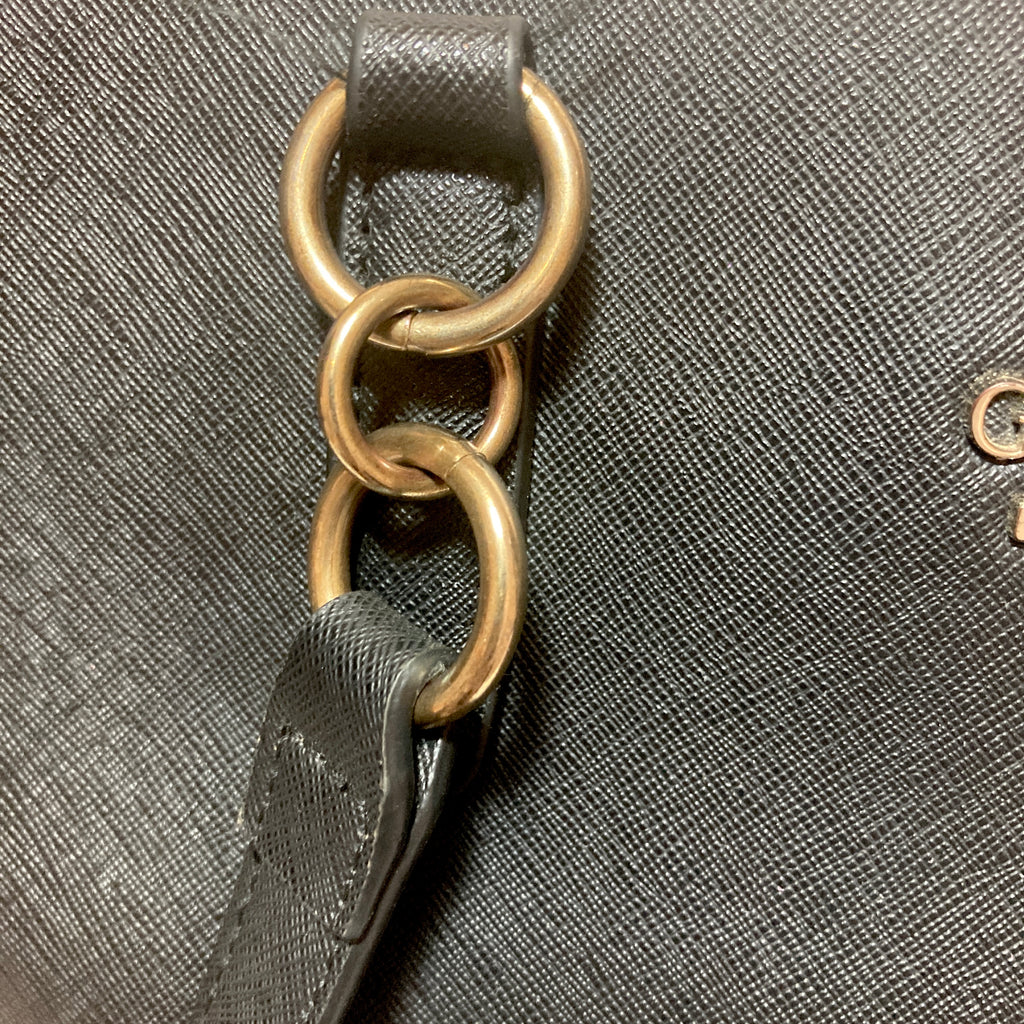 Guess Black Leatherette Tote | Pre Loved |