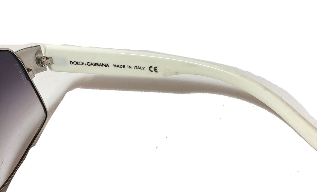 Dolce & Gabanna White 2027B Sunglasses | Like New |