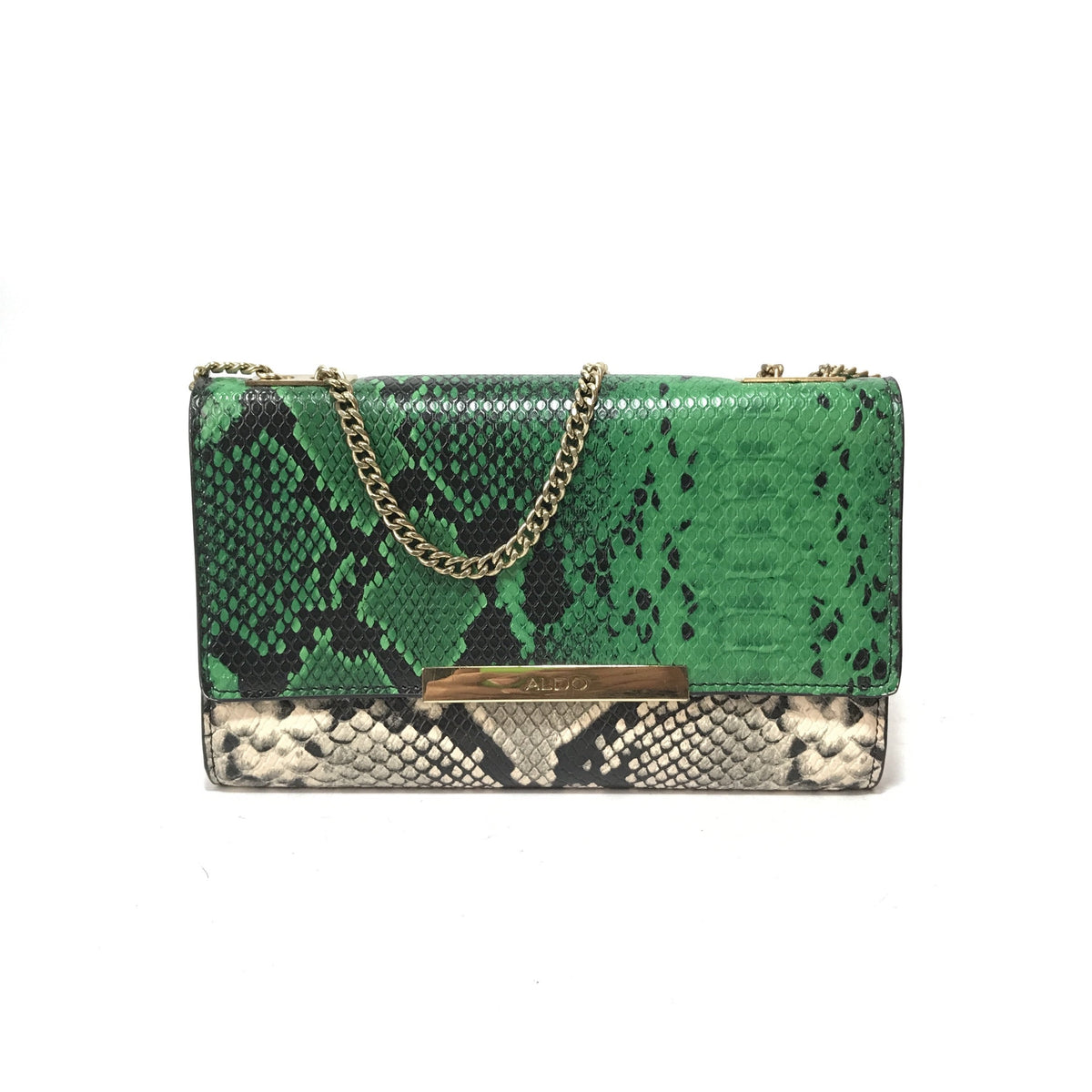 ALDO Rainbow Multicolor Snake Snakeskin Print Purse Satchel Handbag  Pocketbook Bag Multiple - $75 (28% Off Retail) - From faeriekiss