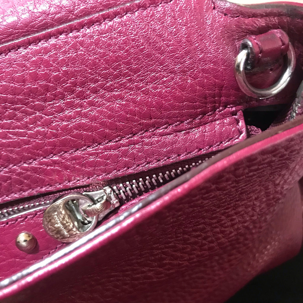 Salvatore Ferragamo Maroon Sofia Leather Tote | Gently Used |