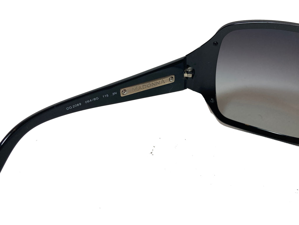 Dolce & Gabbana x Madonna Black DG2089 Sunglasses | Like New |