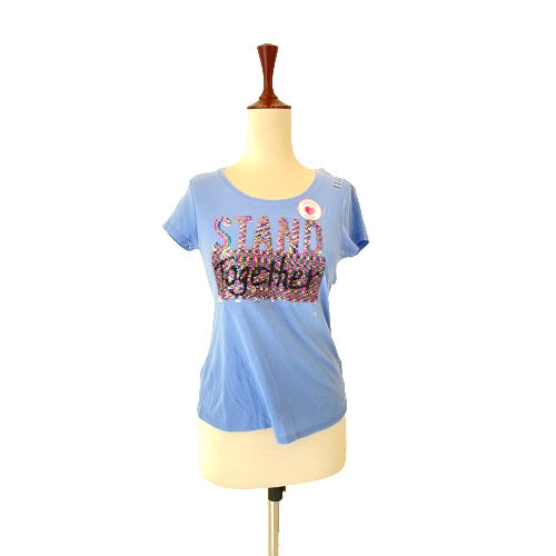 Justice 'Stand Together' Blue Tee | Brand New |