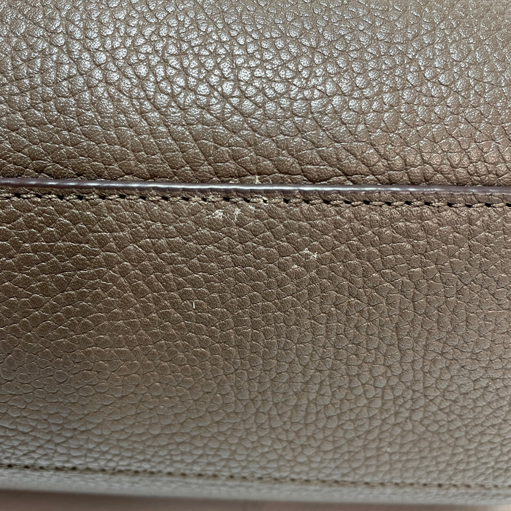 Coach Moss Green Pebbled Leather 'Prarie' Satchel | Gently Used |