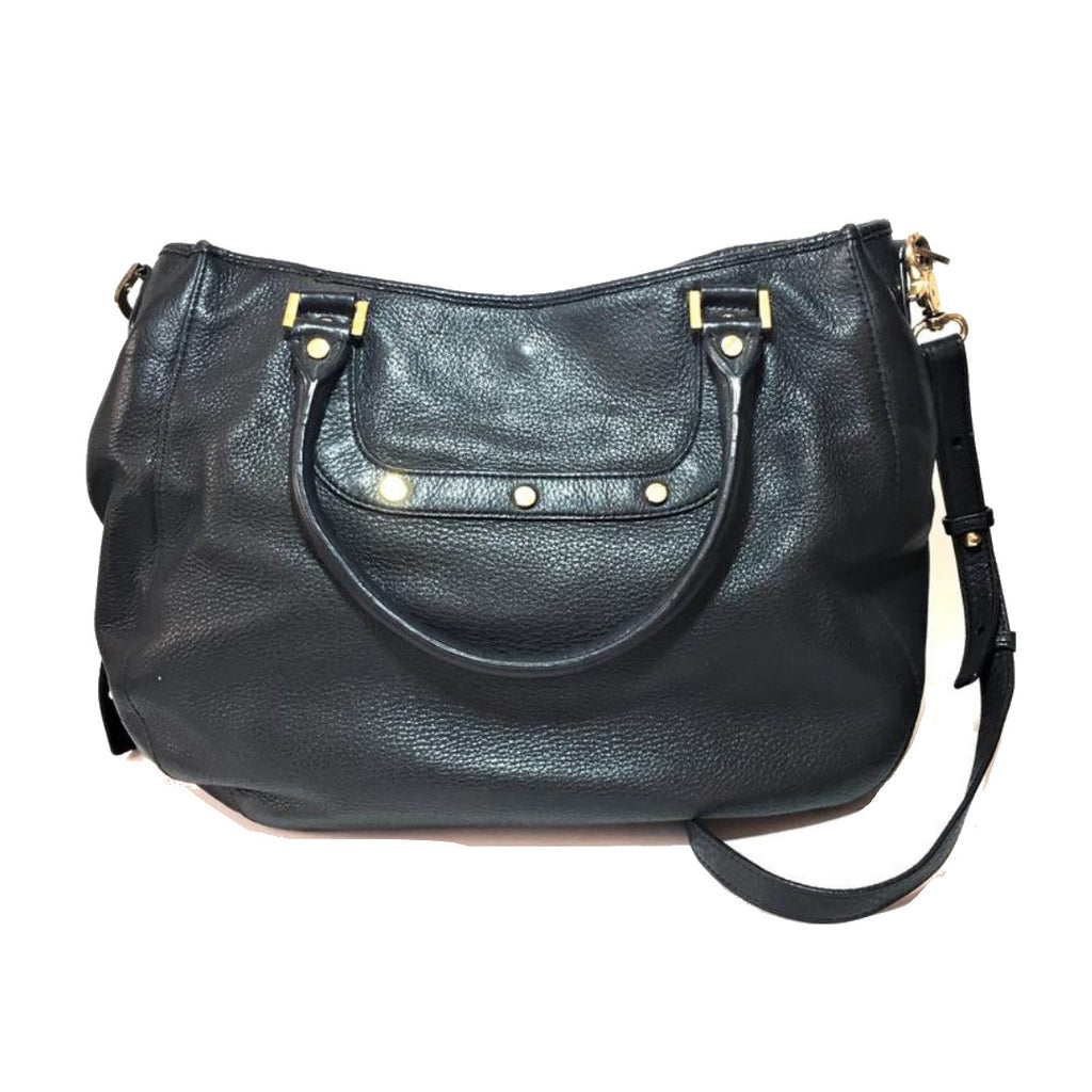 Tory Burch Black 'Amanda' Leather Bag | Pre Loved |