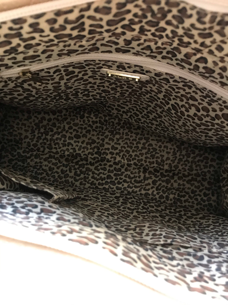 ALDO Cream Leatherette 'Stellfox' Large Tote | Brand New |