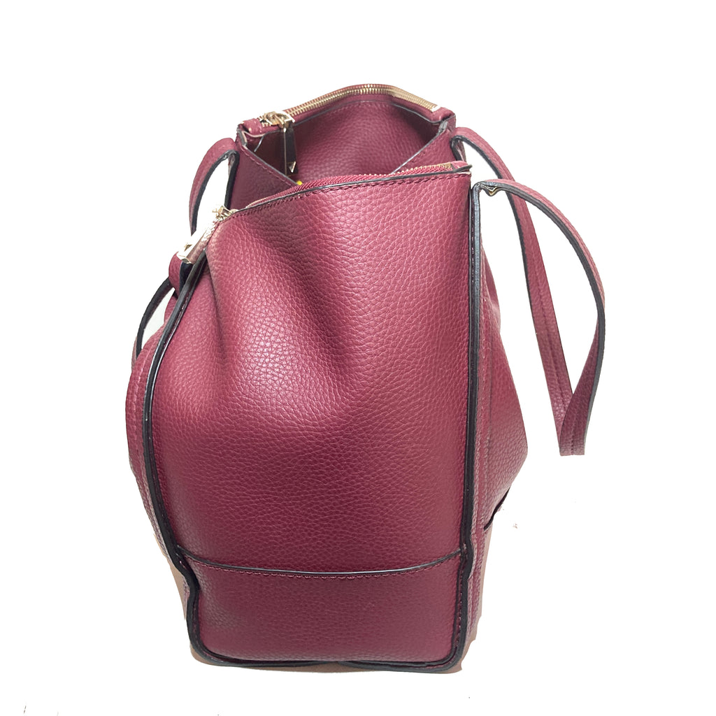 Guess Maroon Shoulder Bag | Pre Loved |