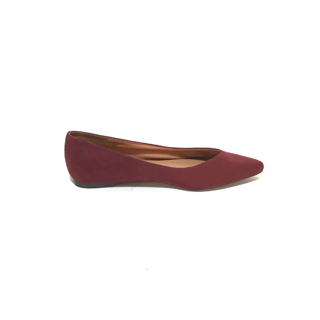 H&M Maroon Pointed Flats | Like New |