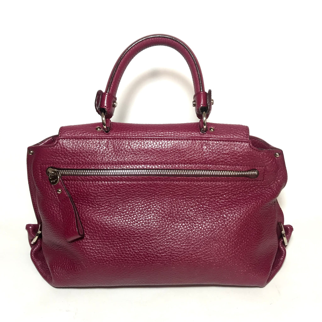 Salvatore Ferragamo Maroon Sofia Leather Tote | Gently Used |