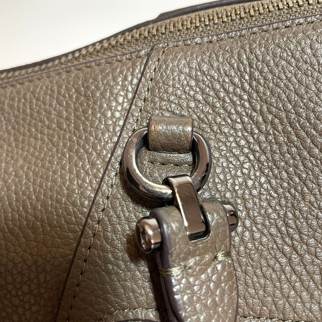 Coach Moss Green Pebbled Leather 'Prarie' Satchel | Gently Used |