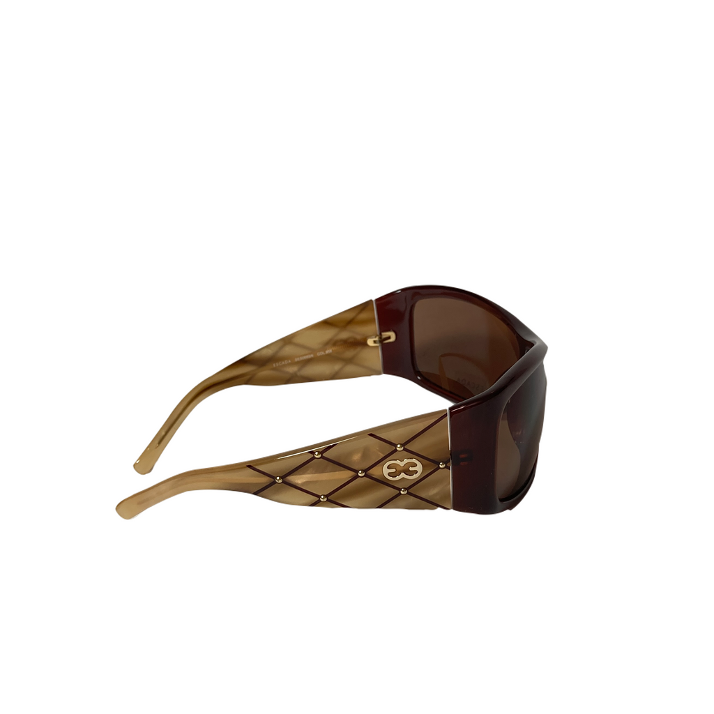Escada Brown SES068SN Sunglasses | Like New |