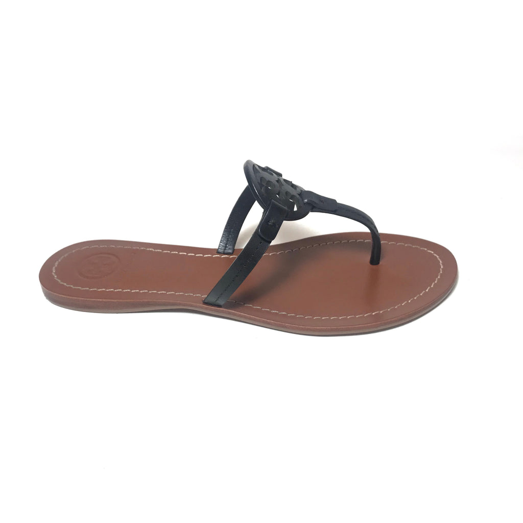 Tory Burch Black Mini Miller Thong Sandals | Brand New | | Secret Stash