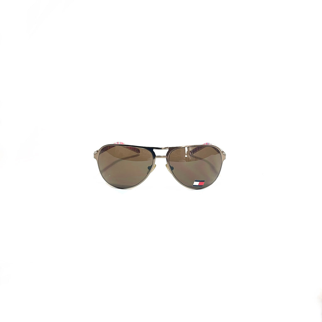 Tommy Hilfiger Gold Metal Aviator Sunglasses | Brand New |
