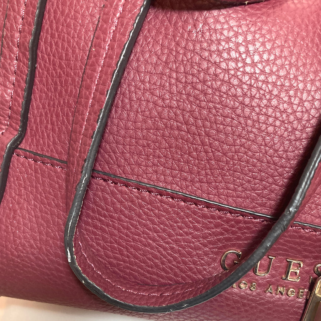 Guess Maroon Shoulder Bag | Pre Loved |