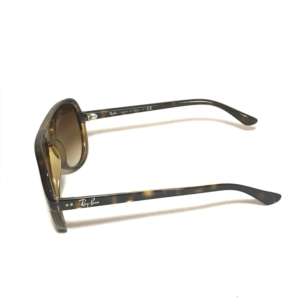 Ray-Ban Light Brown RB4125 Unisex Aviator Sunglasses | Pre Loved |
