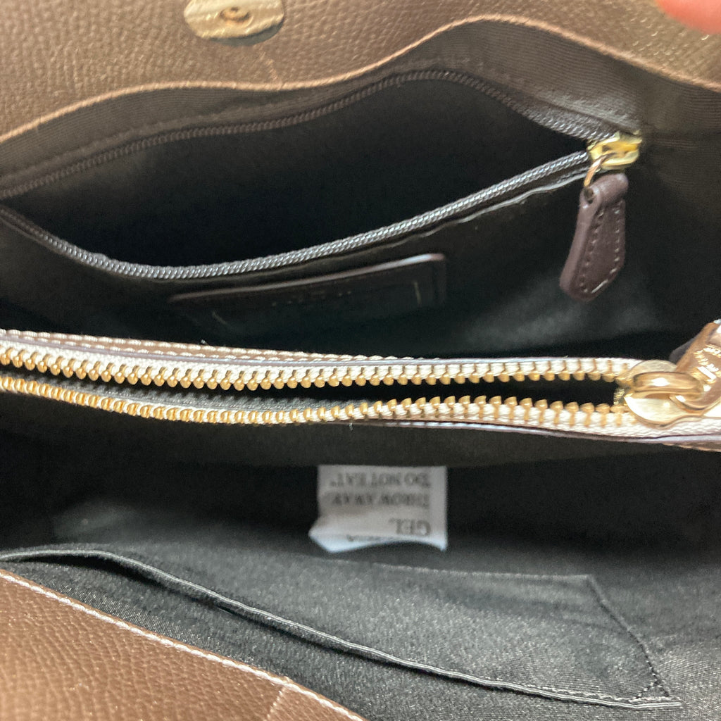 Coach Gold Leather Satchel | Like New |