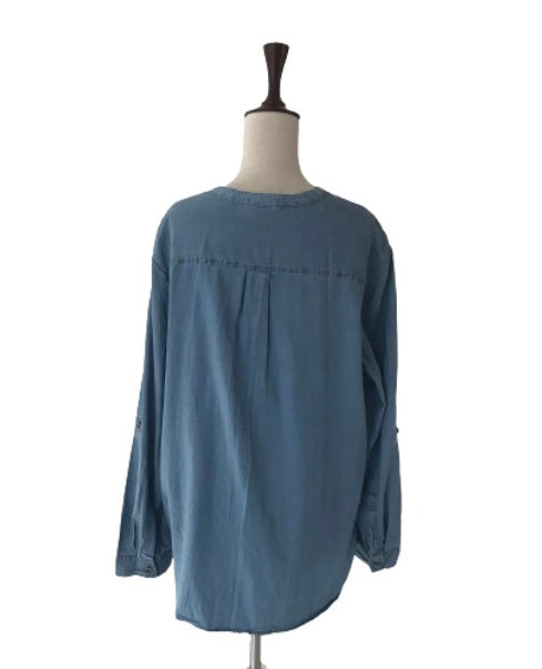 George Light-wash Denim Shirt | Pre Loved |