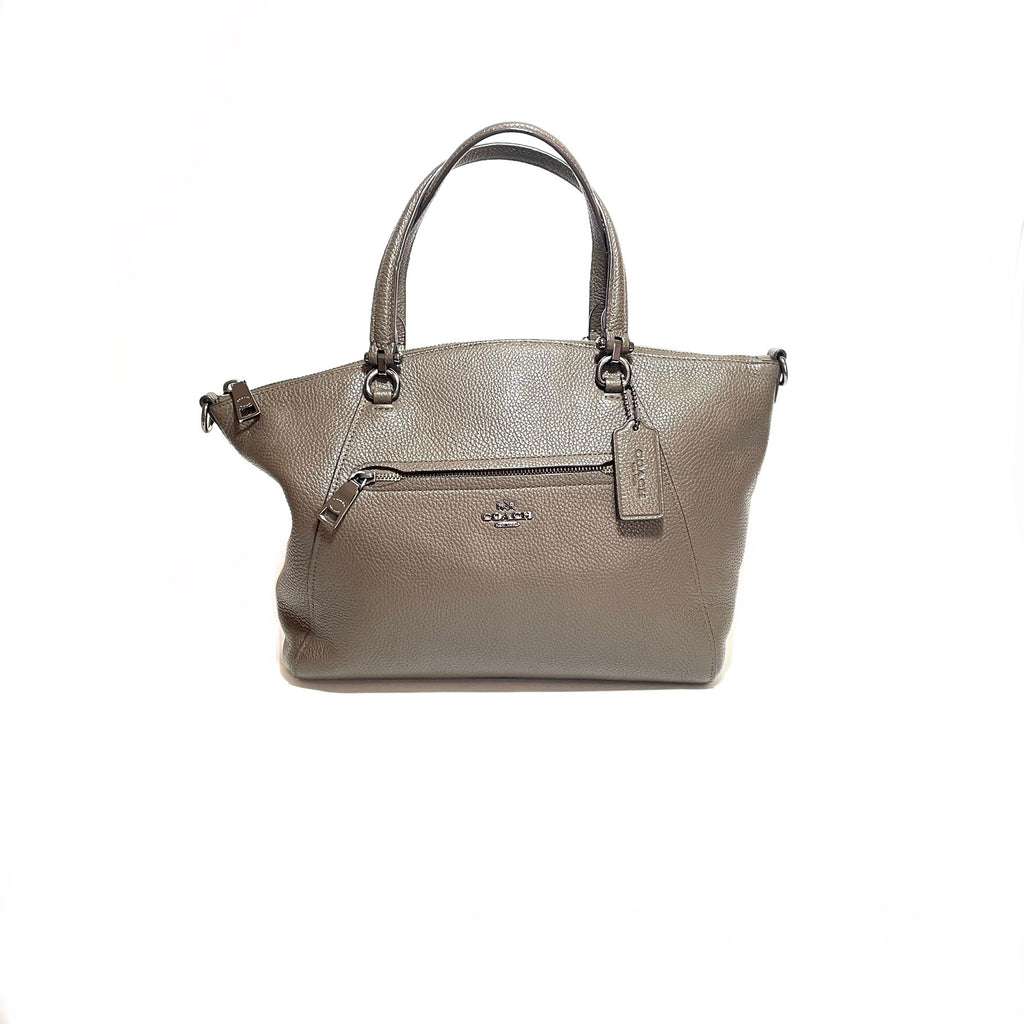 Coach Moss Green Pebbled Leather 'Prarie' Satchel | Gently Used |
