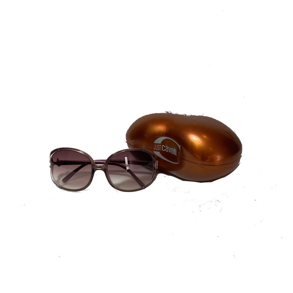 Just Cavalli Brown Metallic JC260S Sunglasses | Like New |