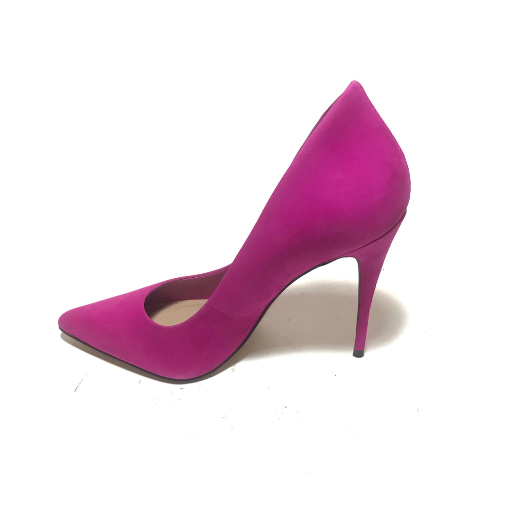 Aldo Suede Fuchsia Suede 'Cassedy' Pointed Pumps | Gently Used |