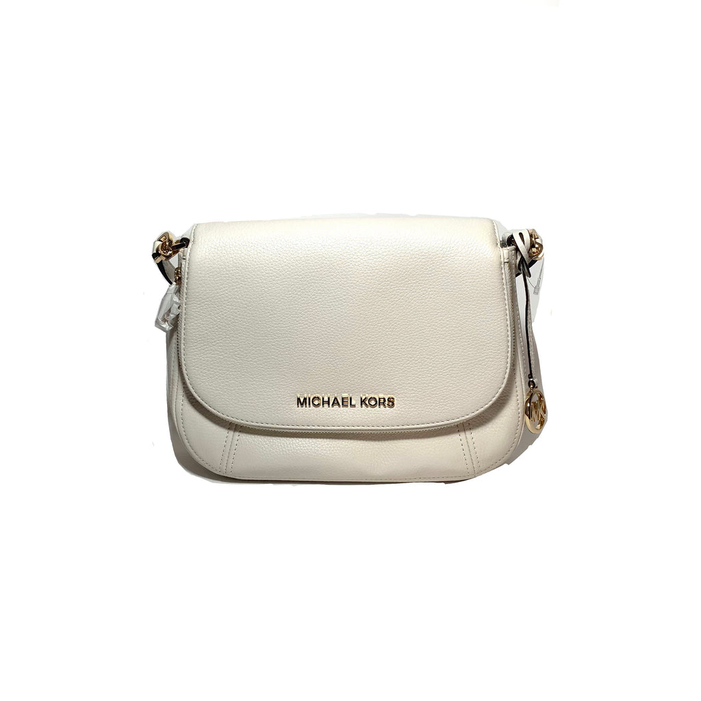 Michael Kors Vanilla Bedford Convertible Flap Shoulder Bag | Brand New |