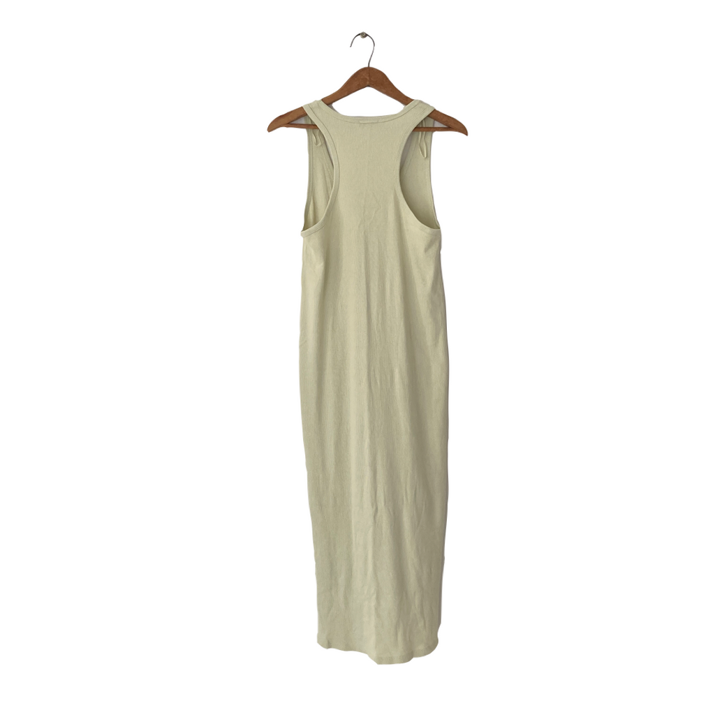 ZARA Mint Green Ribbed Maxi Dress | Brand New |