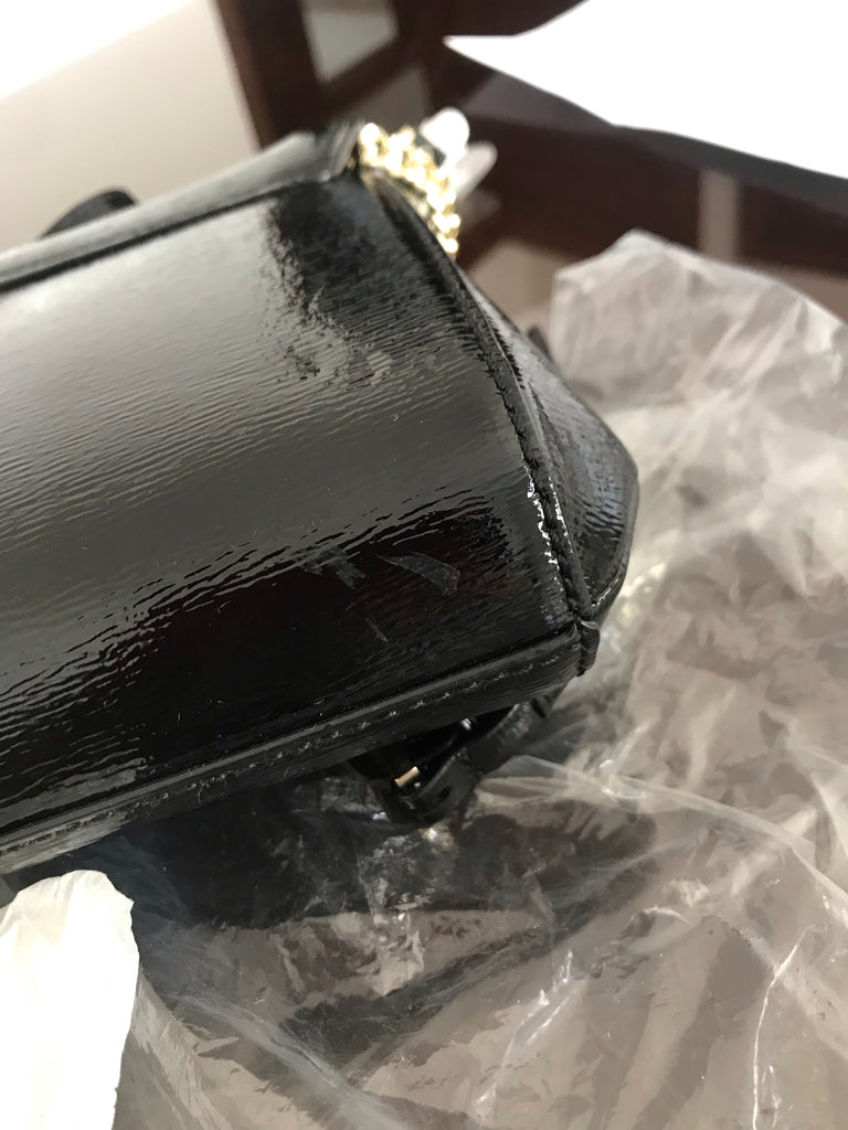 Kate Spade Black Bixby Place Patent Leather Cross Body Bag | Brand New |