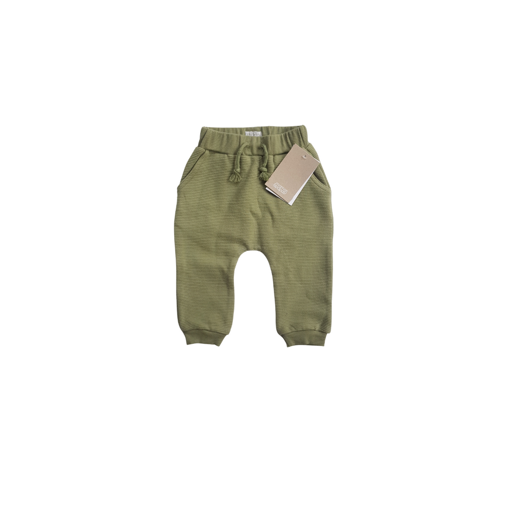 Mamas & Papas Green Jogger Pants (6 - 9 months) | Brand New |