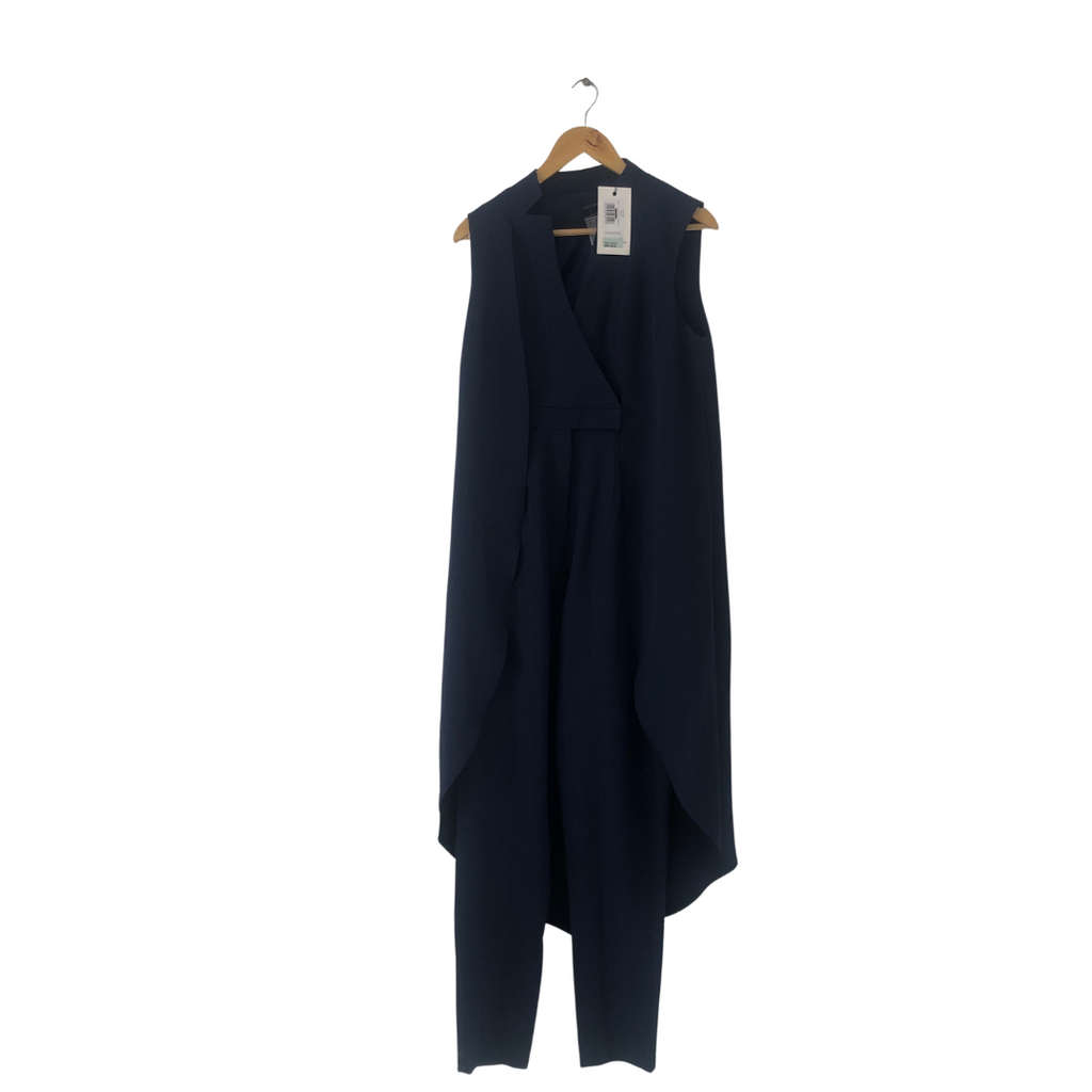 Lavish Alice Navy Tailored Jumpsuit | Brand New |