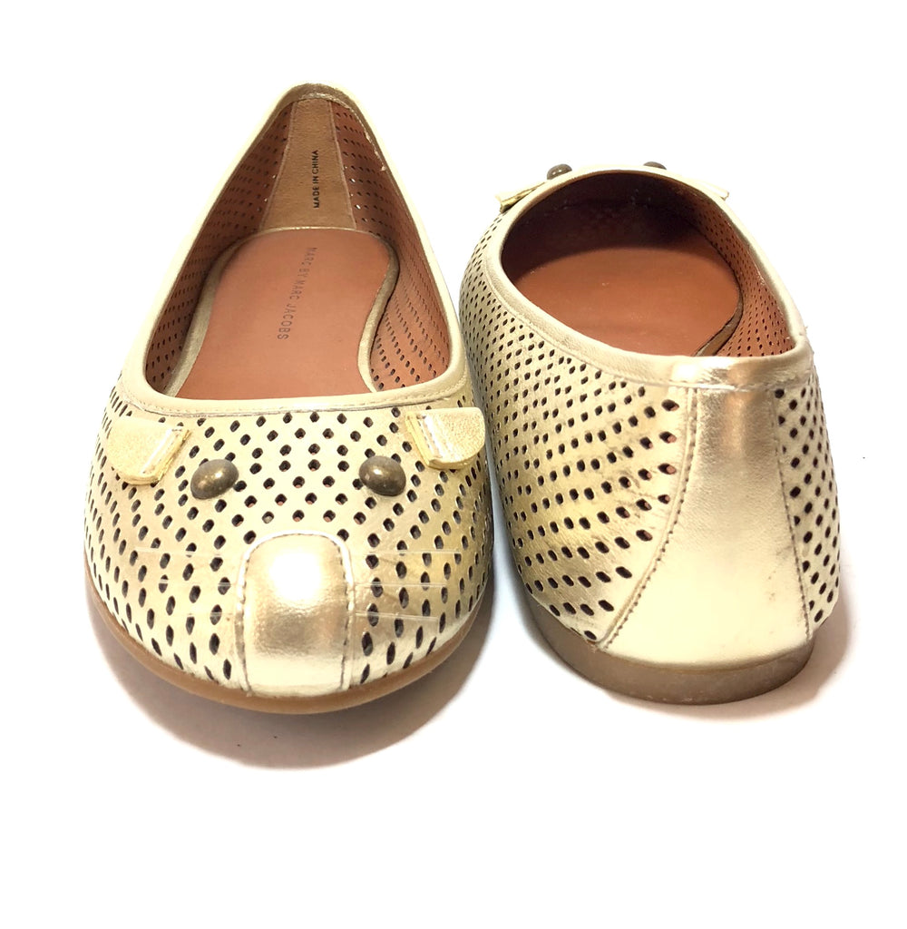 Marc by Marc Jacobs Champagne 'Mouse' Ballet Flats | Like New |