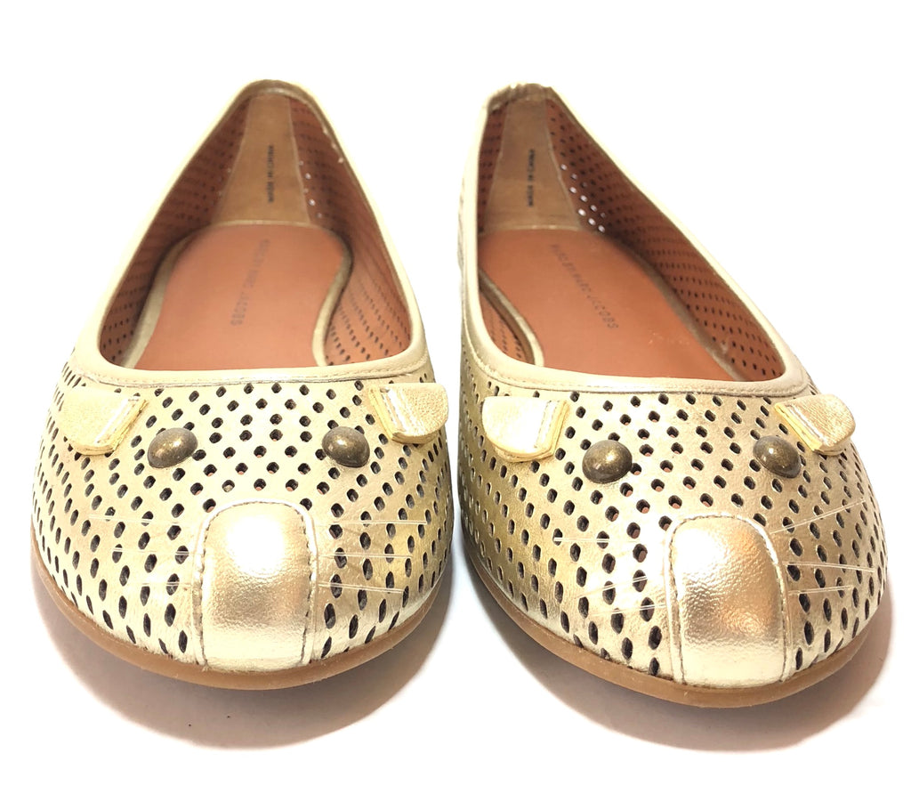 Marc by Marc Jacobs Champagne 'Mouse' Ballet Flats | Like New |