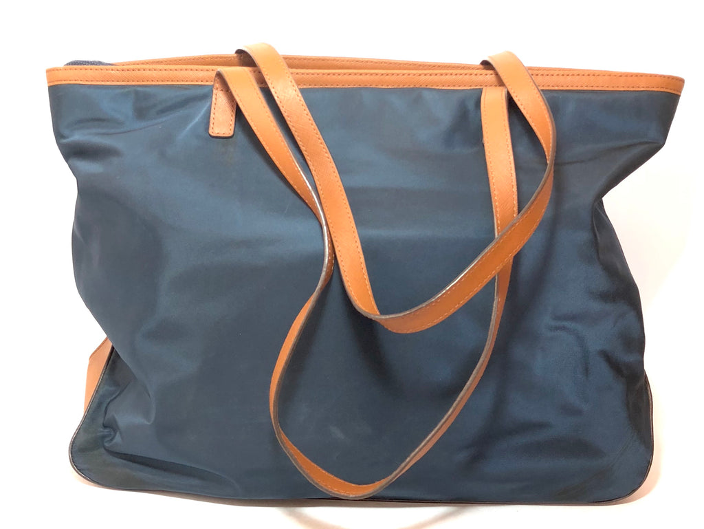 Michael Kors Dark Blue Nylon Bag | Pre Loved |