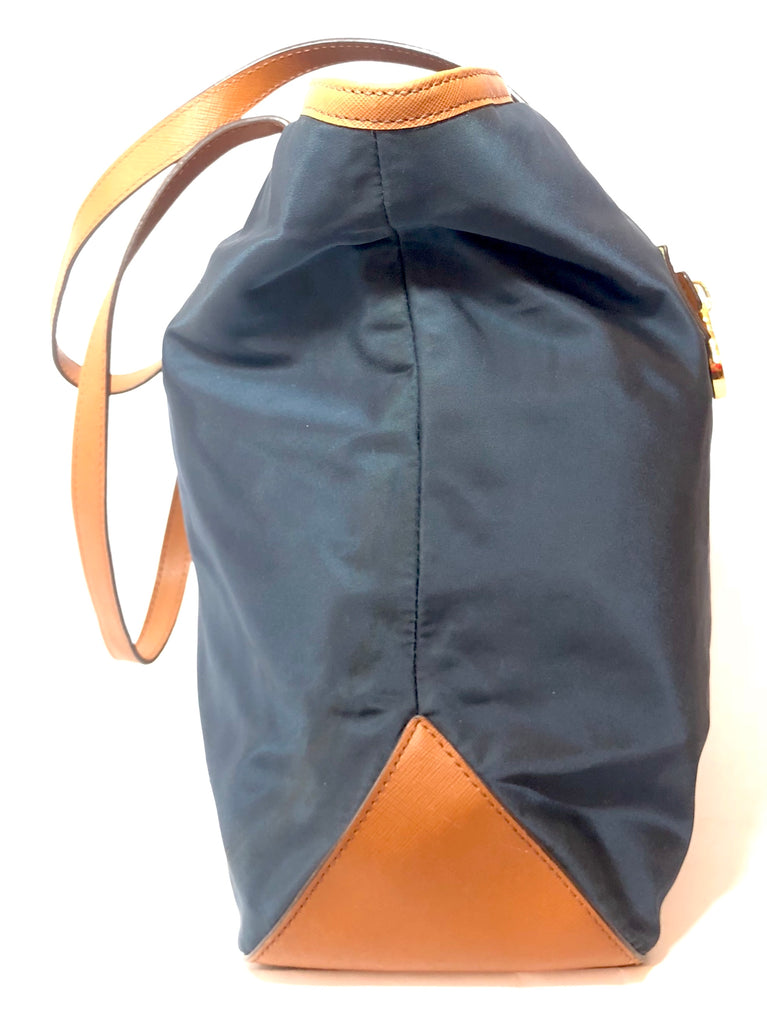 Michael Kors Dark Blue Nylon Bag | Pre Loved |