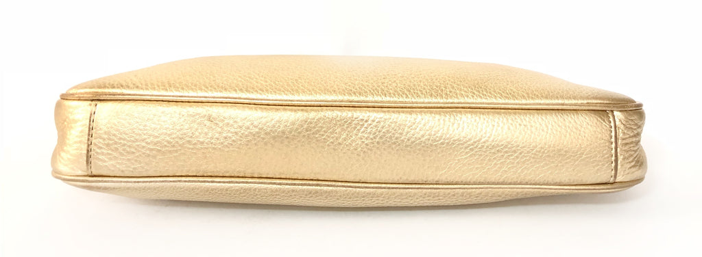 Michael Kors Gold Leather Shoulder Bag | Gently Used |