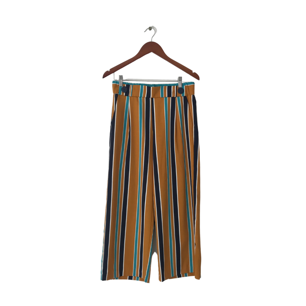 ZARA Mustard Striped Pants | Gently Used |