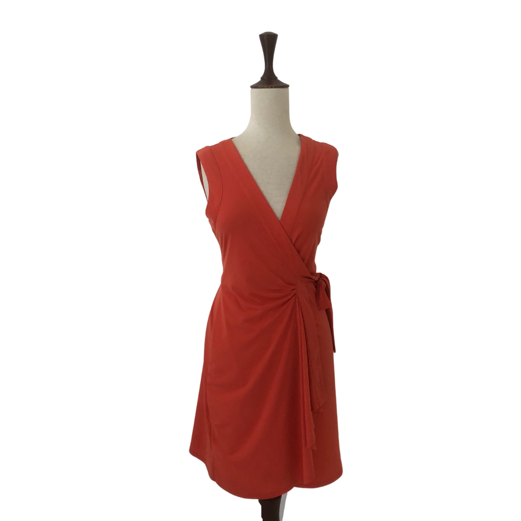 BCBGMAXARIA Orange Wraparound Shirt | Brand New |