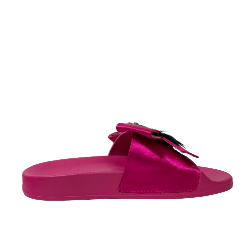ZARA Pink Rhinestone Slides | Brand New |