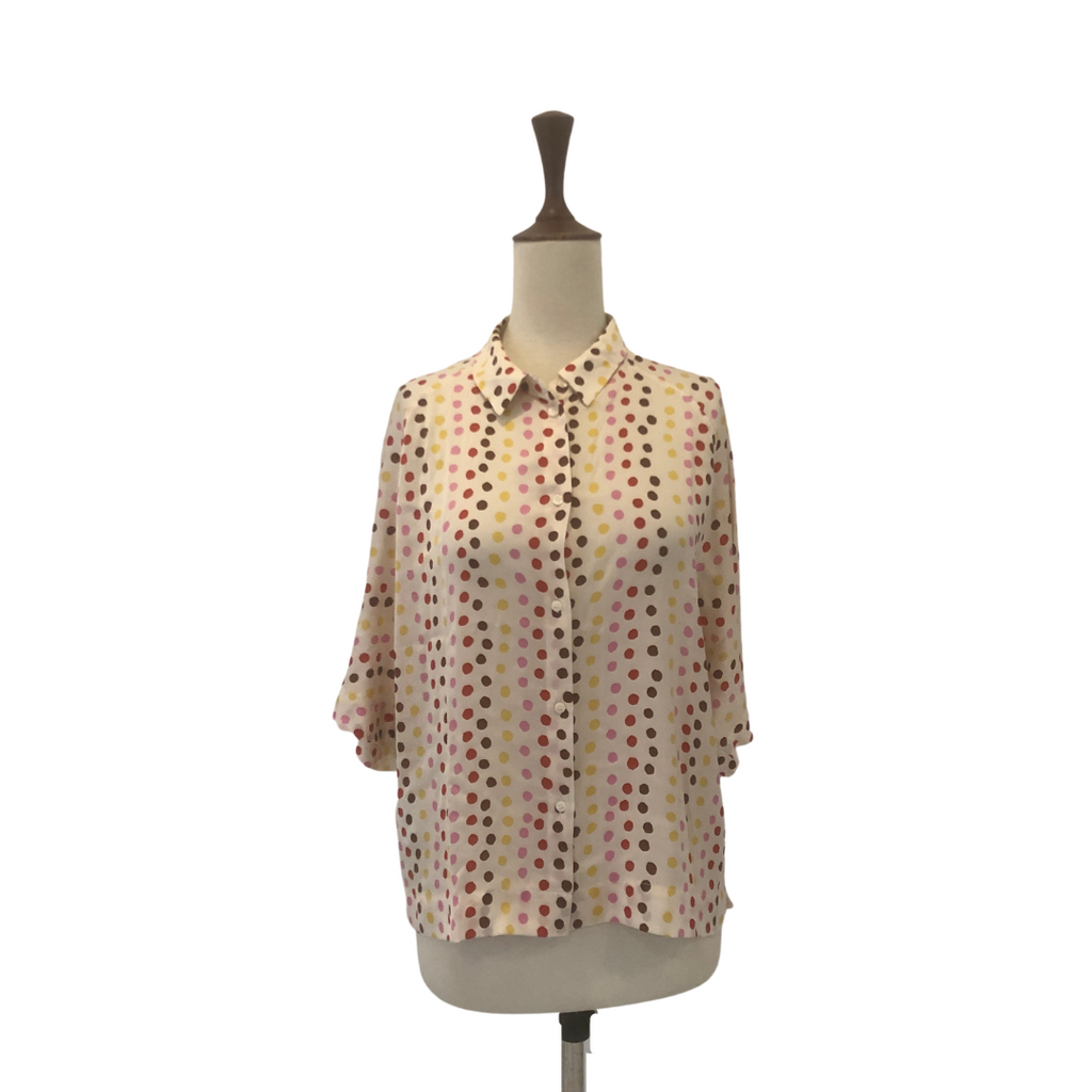 Mango Multi-colour Polka Dot Shirt | Gently Used |