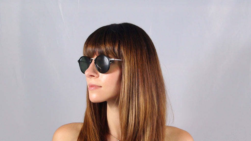Ray-Ban RB2447 Black Fleck Round Sunglasses | Gently Used |