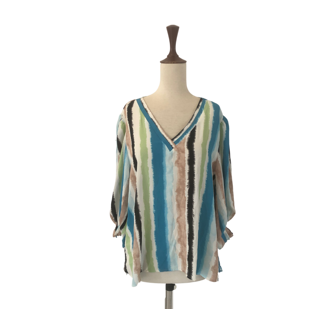 Worthington Striped Blouse | Brand New |